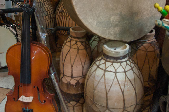 Zdjęcia Instrumentów Muzycznych w Marrakeszu