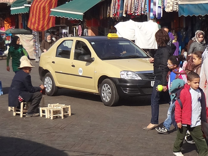 Petit taxi w Marrakeszu