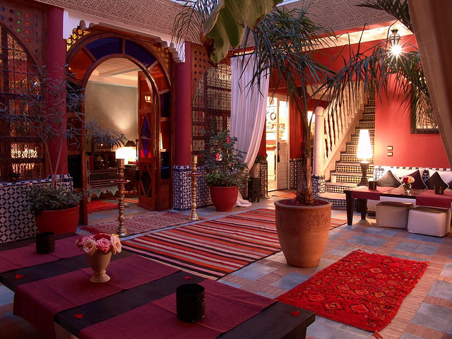 Zdjęcie patio Riad Eden w Marrakeszu