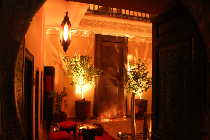 Zdjęcie patio w Riad Paula w Marrakeszu